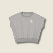 Olle Oversized Tank - Grey Marle