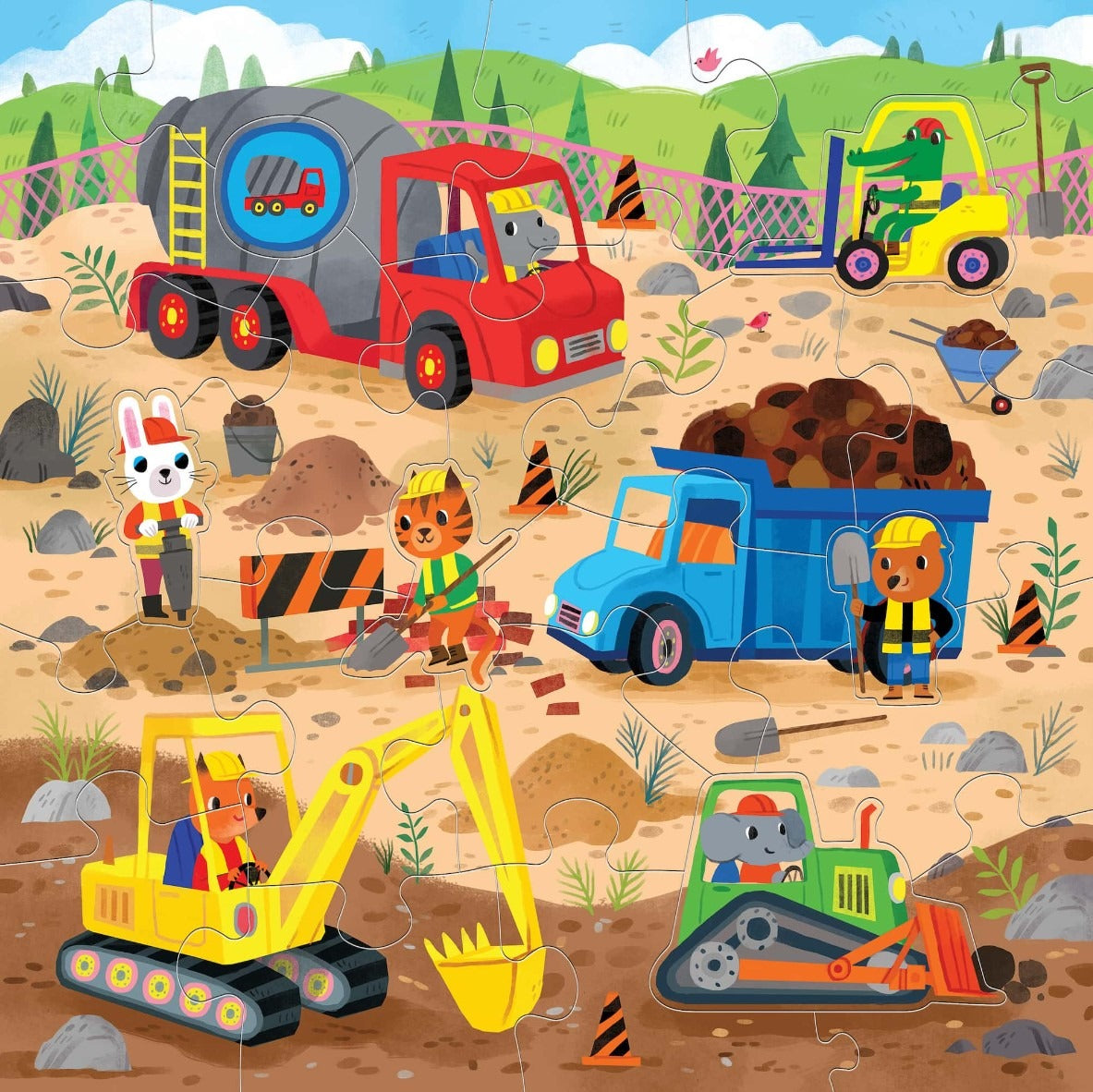 Construction Site - Floor Puzzle