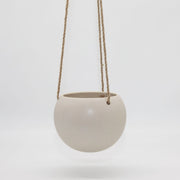Orbit Hanging Planter - Oatmeal