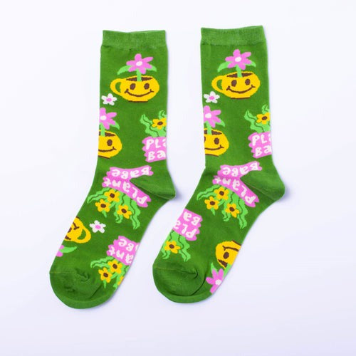 Womens Socks - Plant Babe