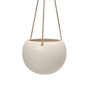 Orbit Hanging Planter - Oatmeal