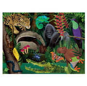 Rainforest Above & Below 100 Piece Double-Sided Puzzle