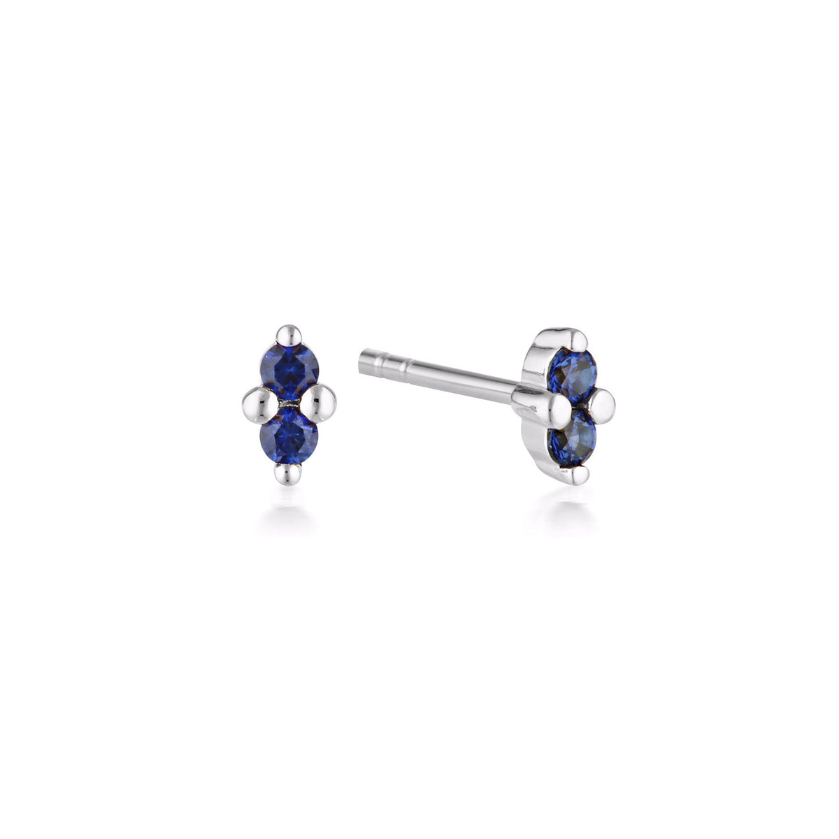 Silver Birth Stone Earrings