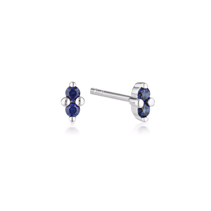 Silver Birth Stone Earrings