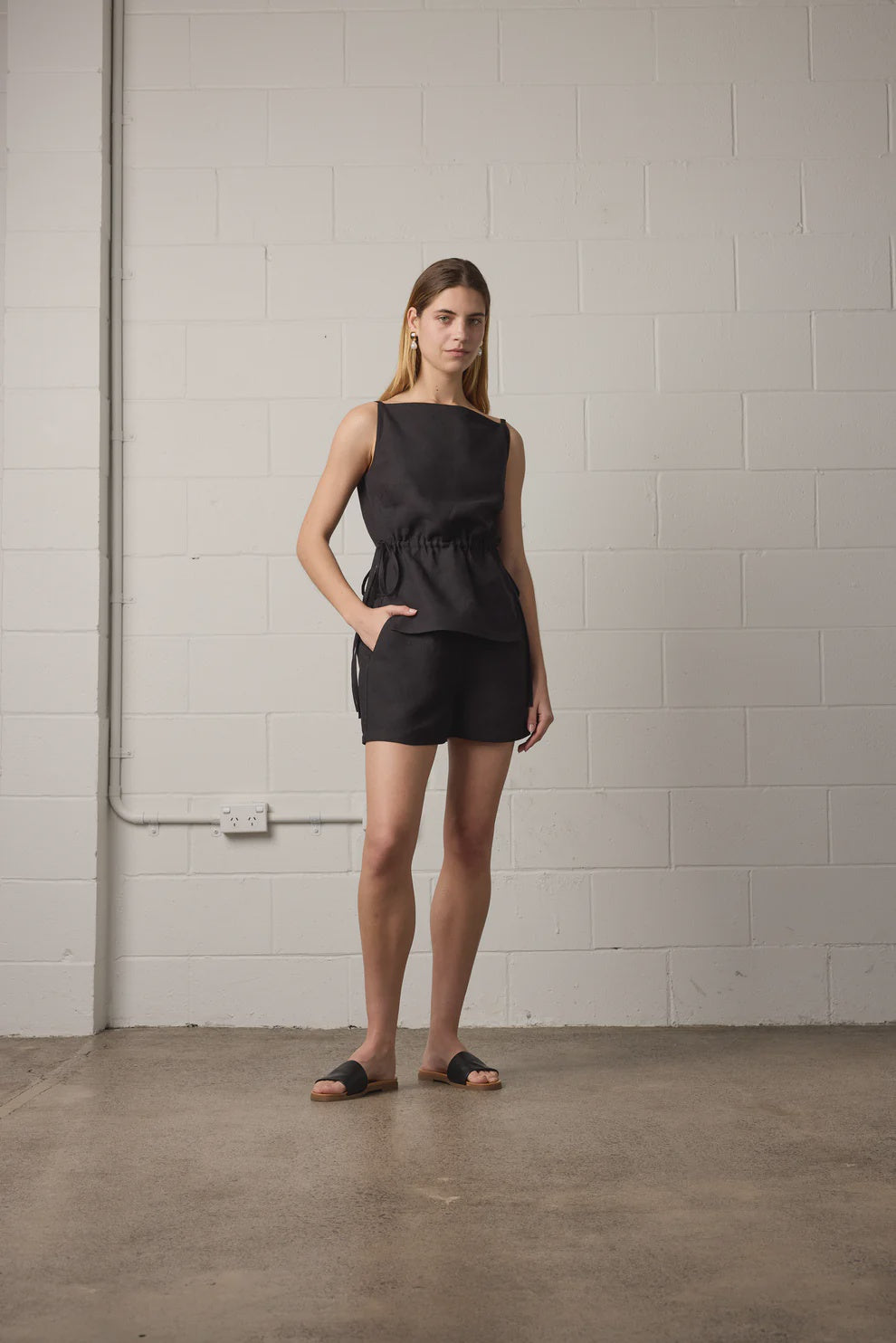 Rue Short - Black Was $220 NOW