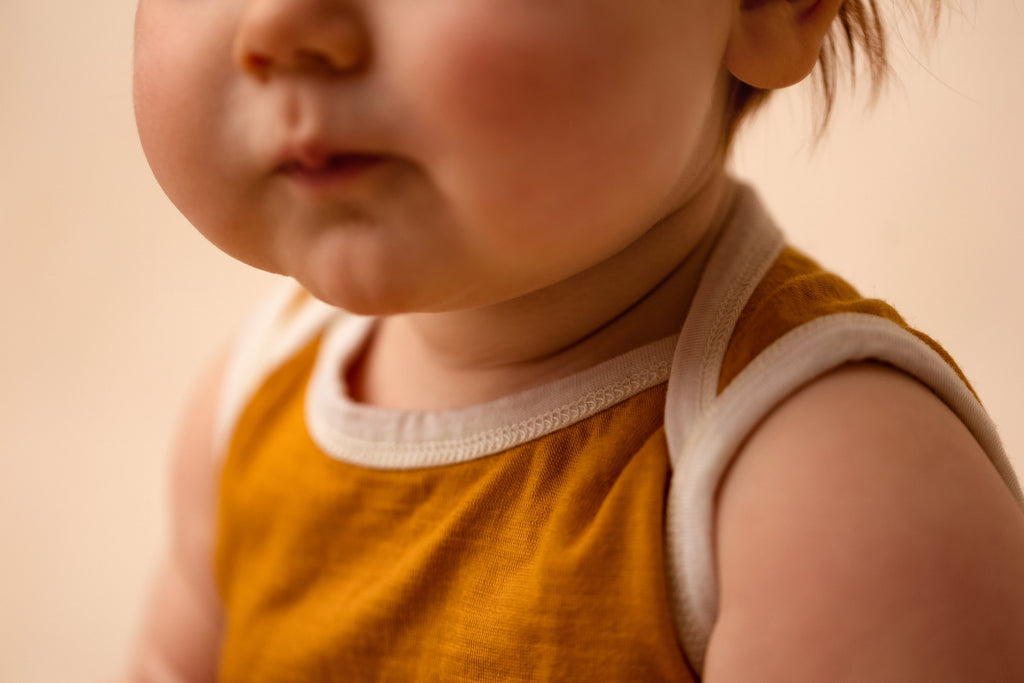 Reversible Sleeveless Merino  Twozee - Mulberry Was $79 NOW