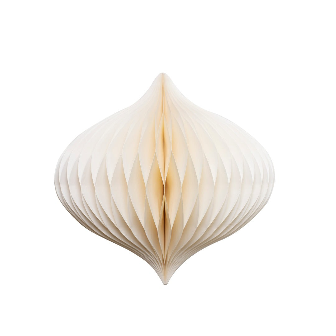 Statement Jewel Ornament - Off White 45cm