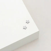 Sterling Silver Star Stud Earrings