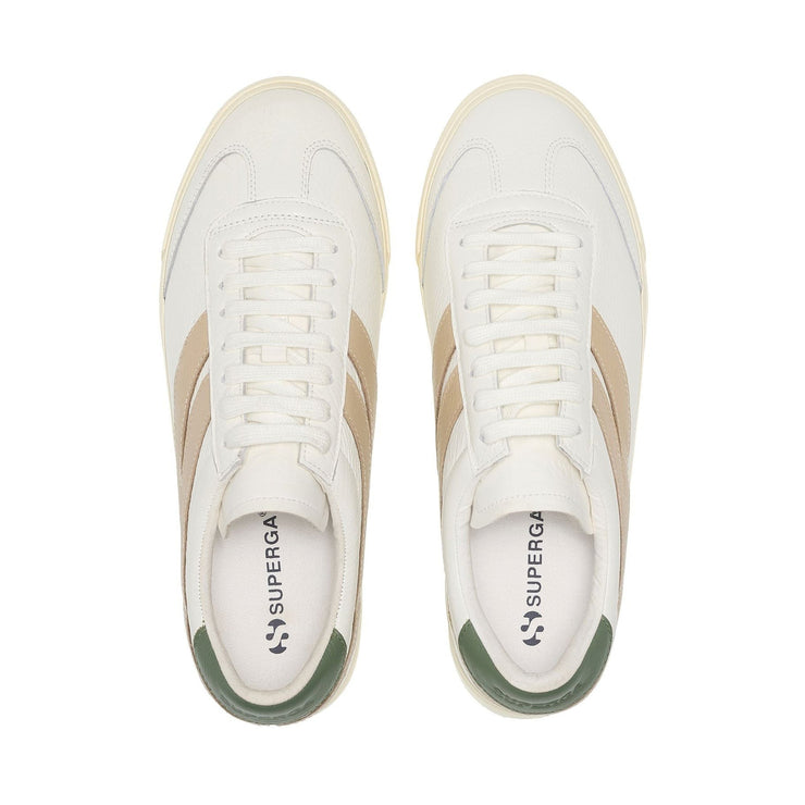 4834 Club S Swallow- White-Green Olive-Beige Cement