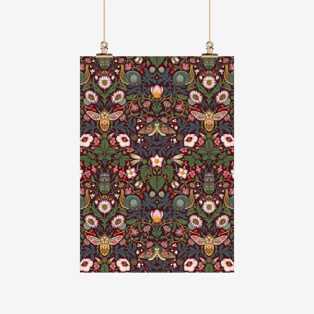 Tanya Wolfkamp Tea Towel - Damask