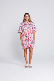 Spin Dress - Squiggle Bloom