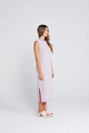Squiggle Tank Dress - Creamy Lilac