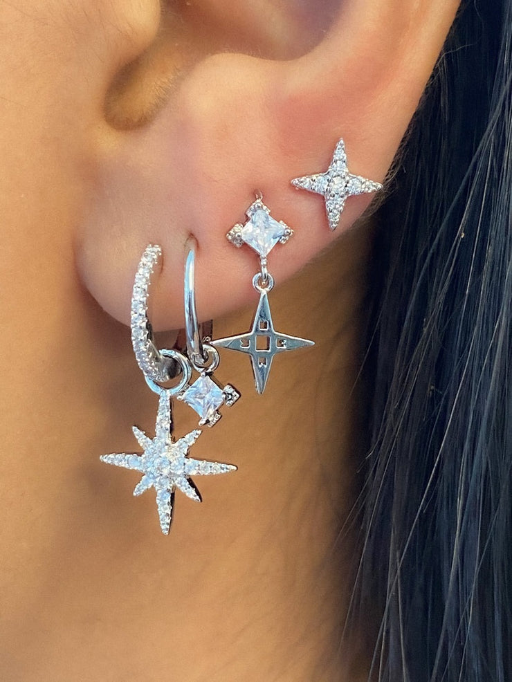 Tiny Star Stud Earrings