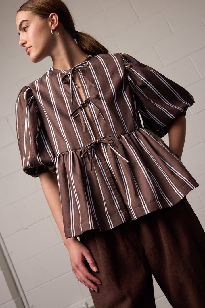 Coco Top - Stripe Was $299 Now