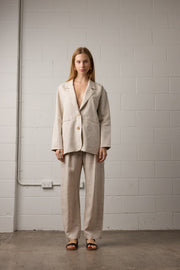 Franco Blazer - Natural Linen