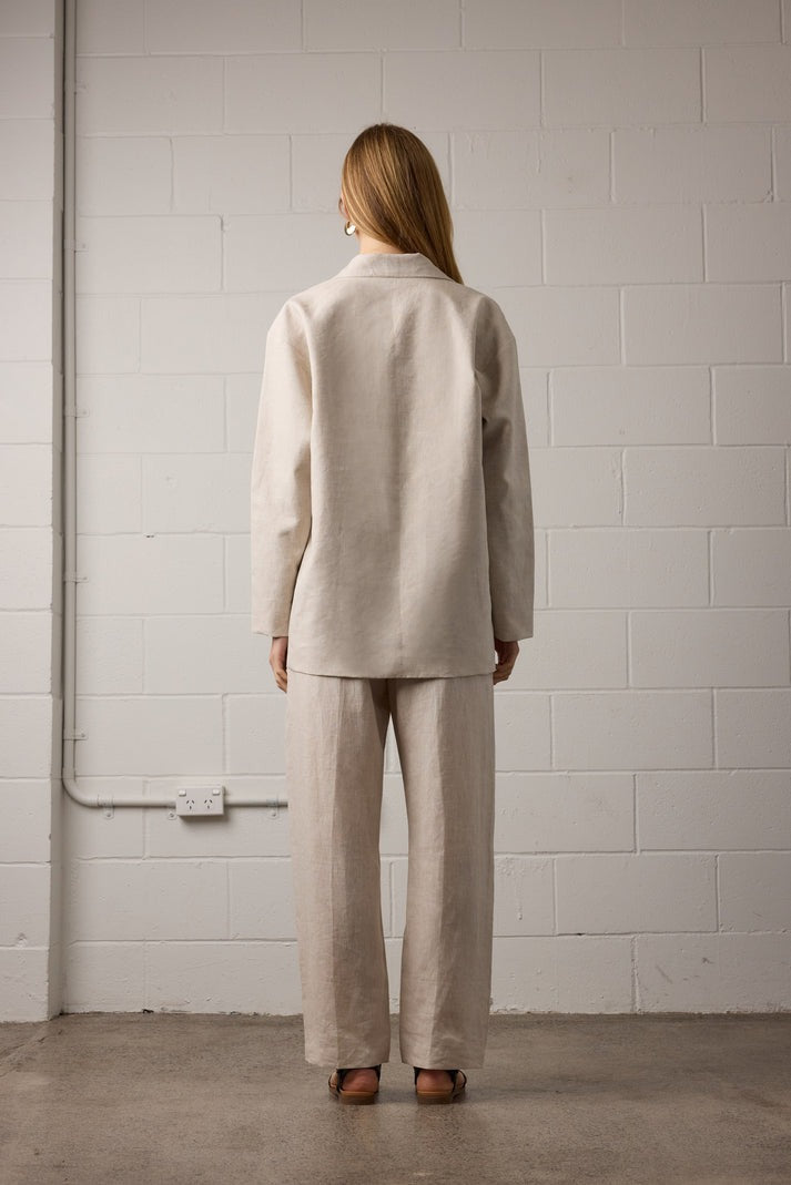 Naya Pant - Natural Linen Was $420 Now