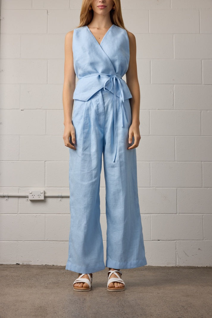 Rhea Pant - Sky