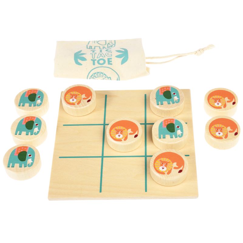 Wild Wonders Wooden Tic Tac Toe Was $40 Now