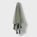 Clover Stripe Organic Knitted Blanket