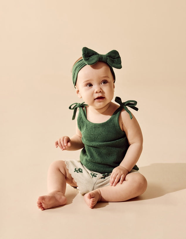 Fleur Organic Knitted Jacquard Set