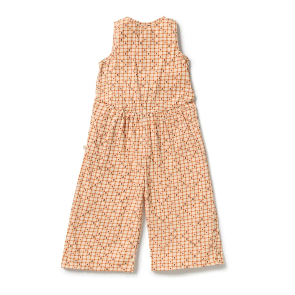 Checkerberry Organic Crinkle Jumpsuit
