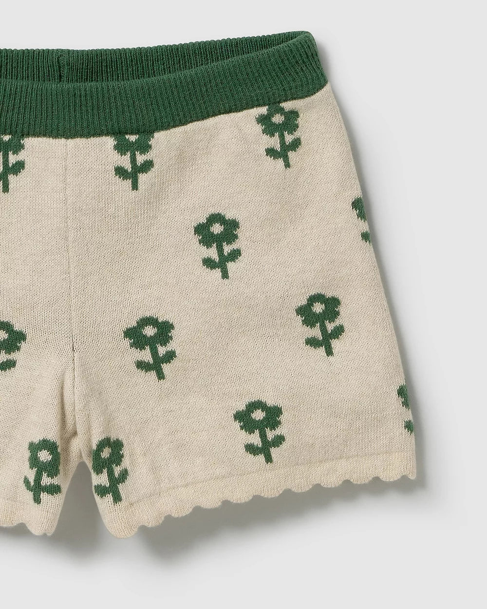 Fleur Organic Knitted Jacquard Set