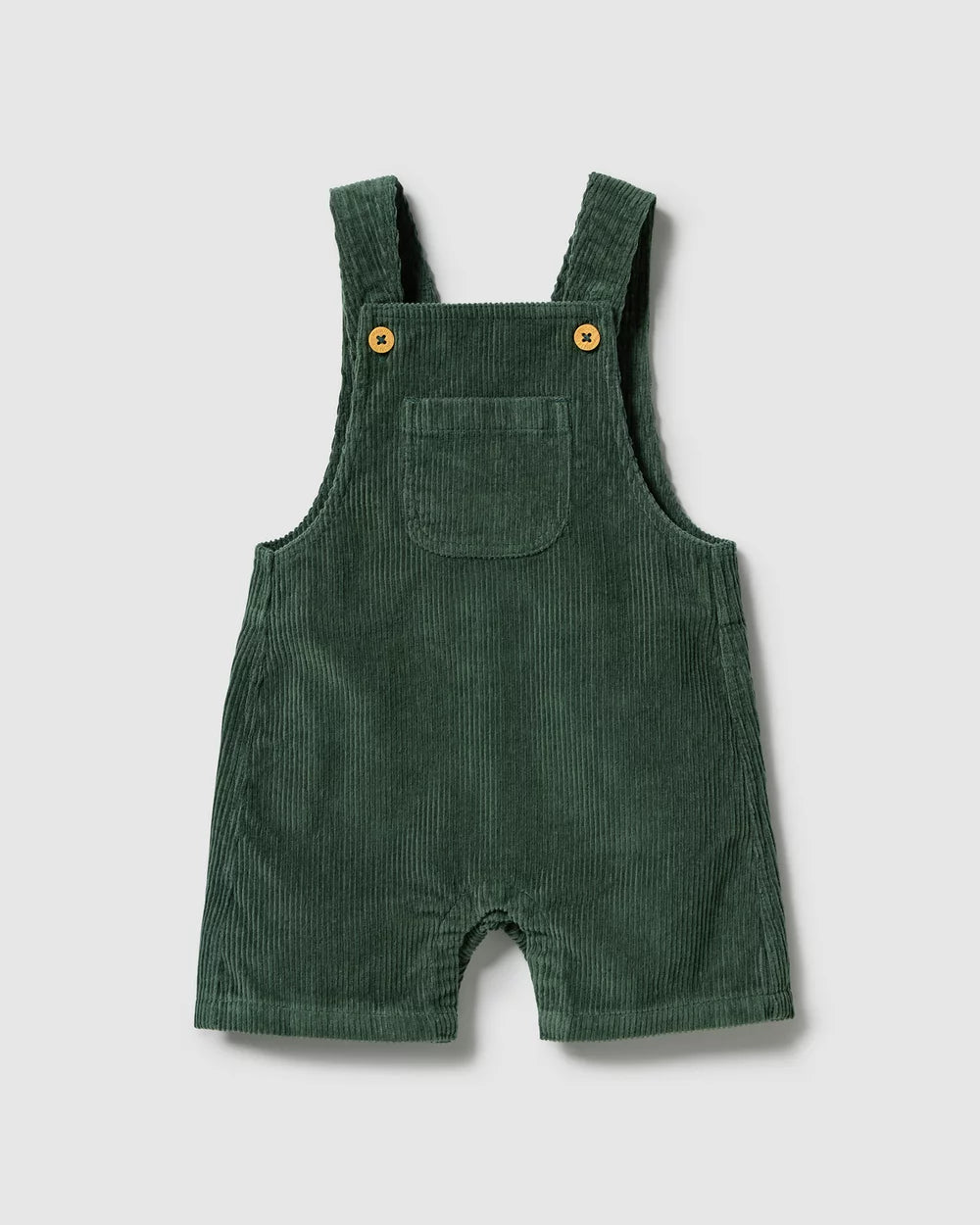 Moss Green Organic Cord Overall
