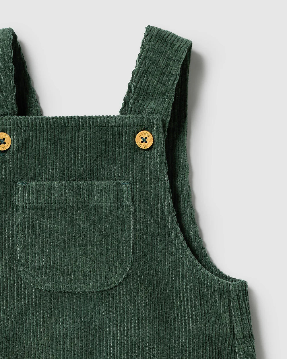 Moss Green Organic Cord Overall