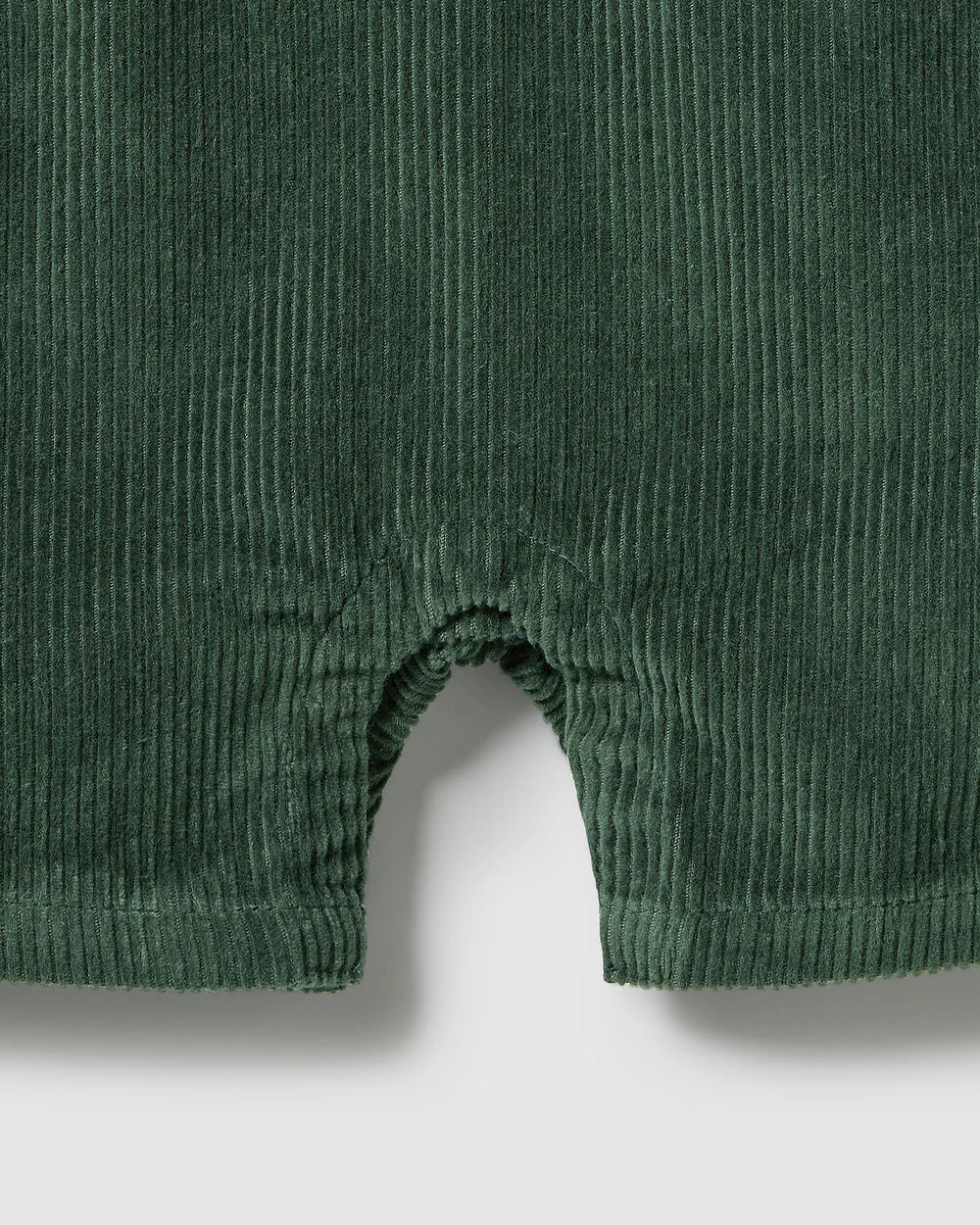 Moss Green Organic Cord Overall