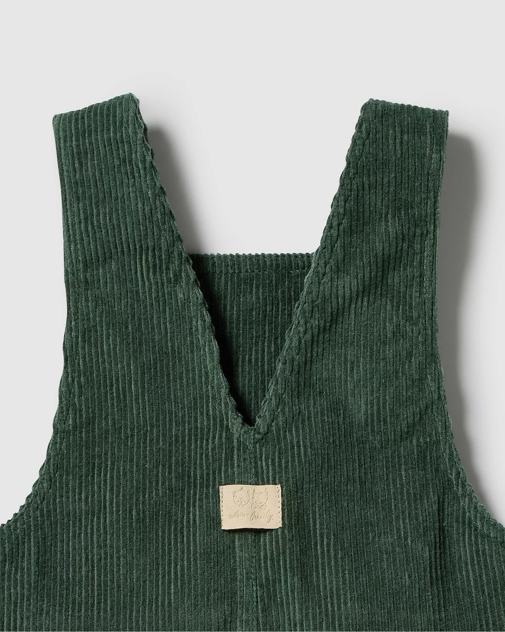 Moss Green Organic Cord Overall