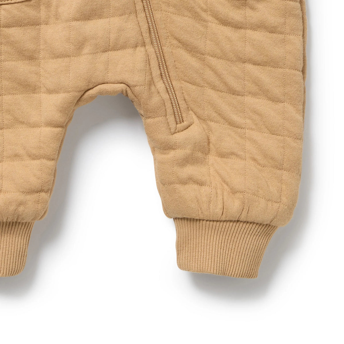 Honey Fawn Organic Quilted Growsuit