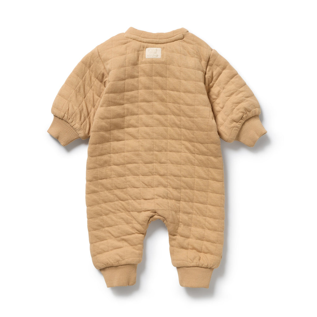 Honey Fawn Organic Quilted Growsuit