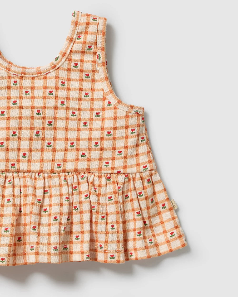 Checkerberry Organic Crinkle Ruffle Set