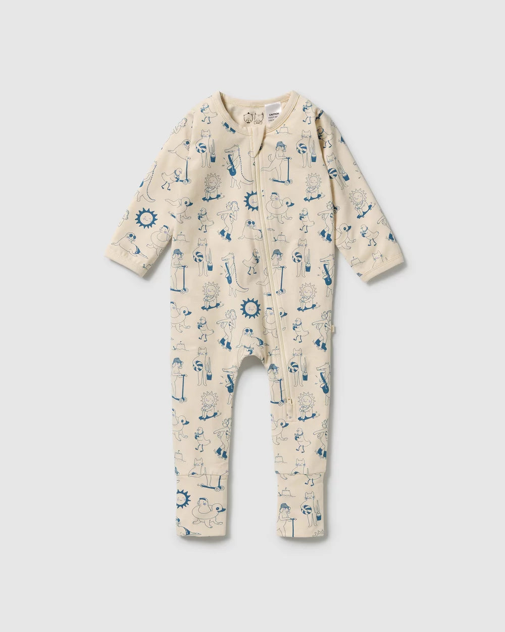 Tout est Magique Zipsuit w Feet