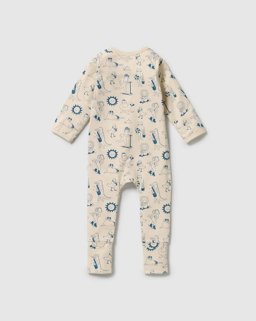 Tout est Magique Zipsuit w Feet