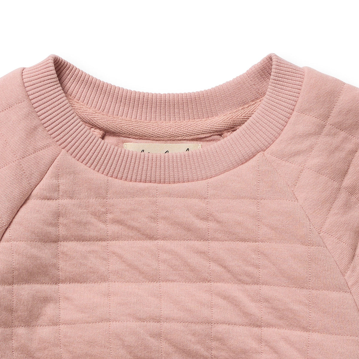 Rose Organic Quilted Sweat - Rose Was $75 Now