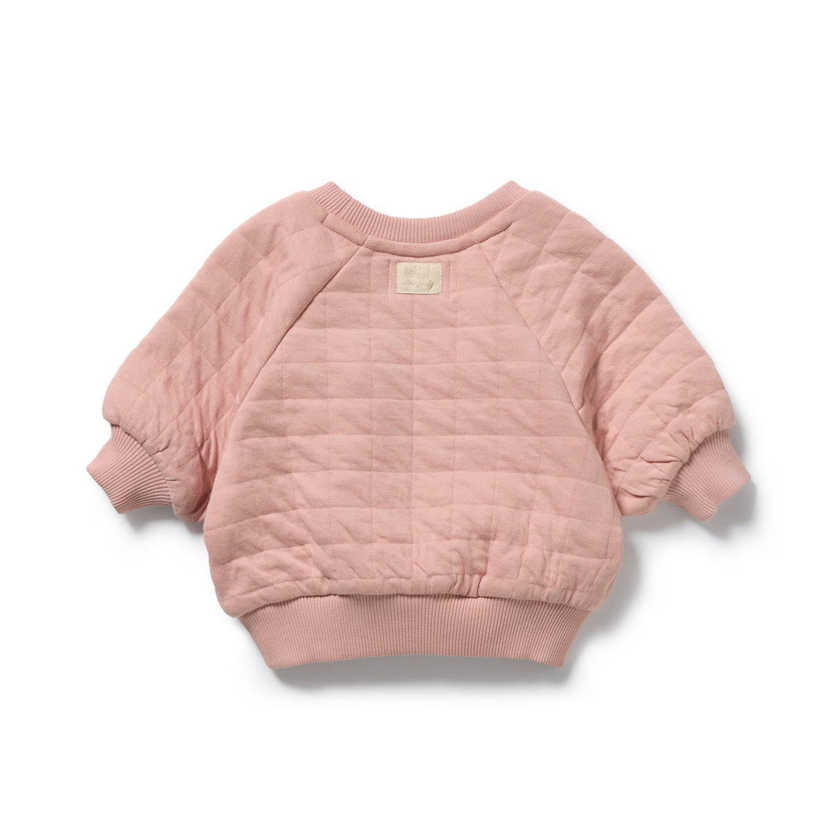 Rose Organic Quilted Sweat - Rose Was $75 Now