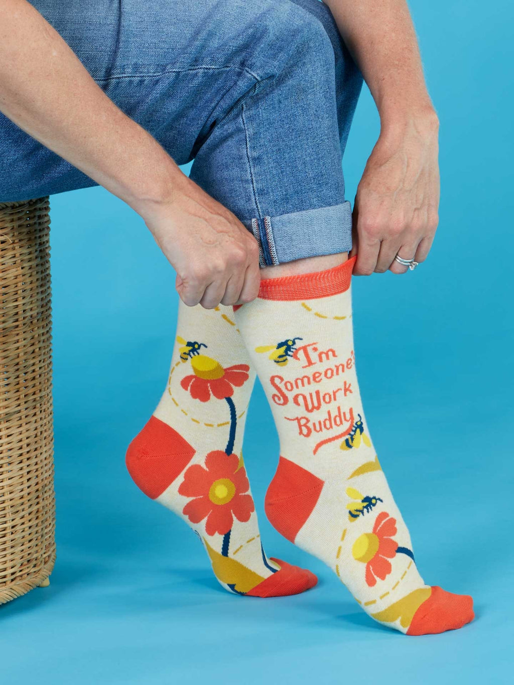 Womens Crew Socks - Work Buddy