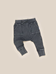 Kids Charcoal Pocket Drop Crotch Pants Last Pair Was $69.90 Now