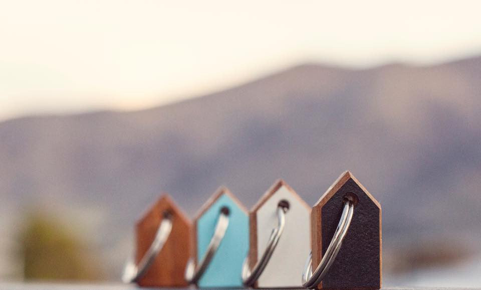 Little House Key Ring