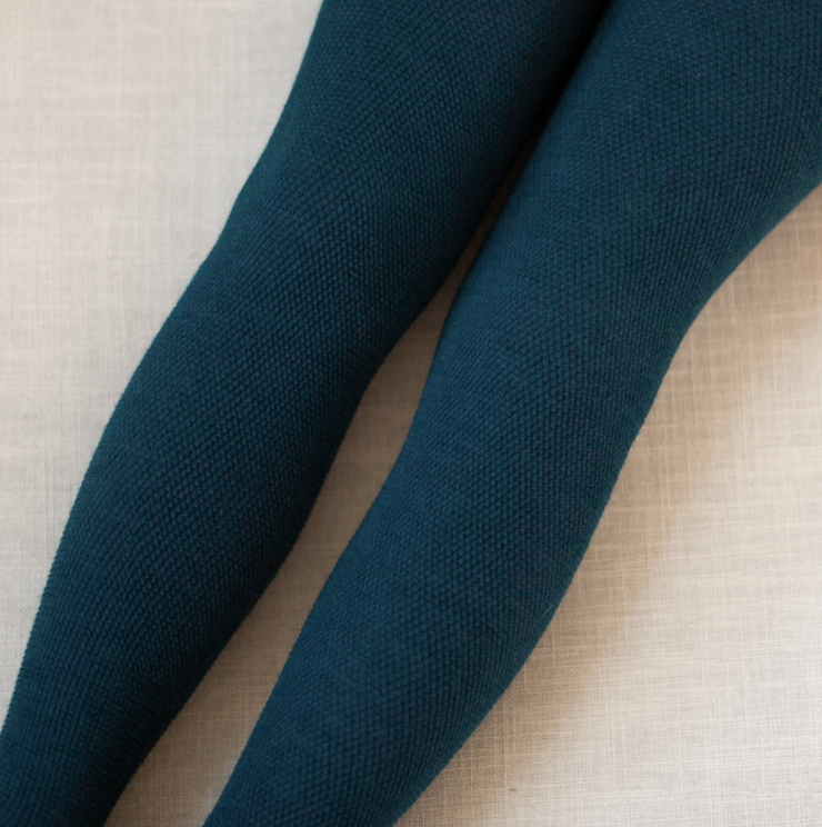 Lamington Textured Tights - Denim Was $35.90