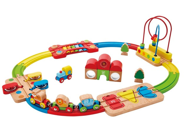 Hape Rainbow Puzzle Railway