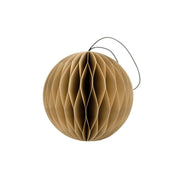 Flaxseed  Paper Sphere Ornament