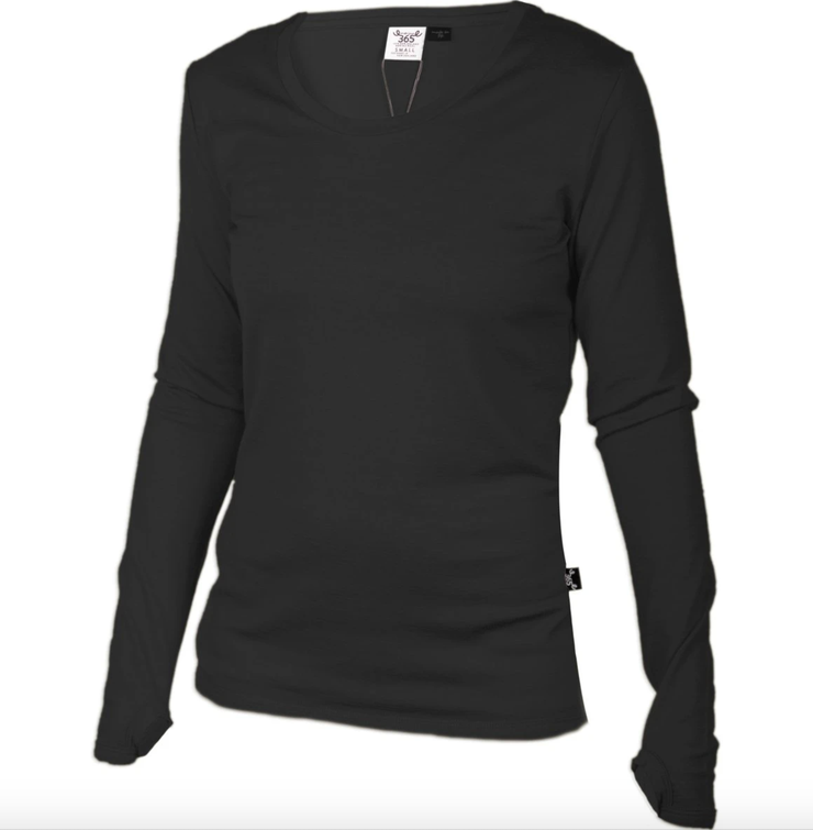Merino 365 Womens Long Sleeve - Slate Was $120 Now