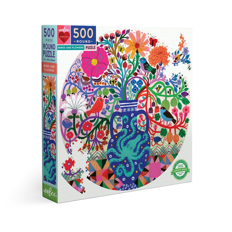 Eeboo 500 Piece Round Puzzle