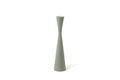 Wooden Candleholder 25cm Sandglass Grey