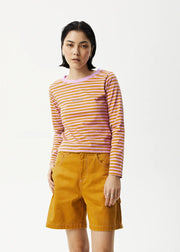 Jain Recycled Long Sleeve T - Candy Stripe Was $85 Now