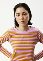 Jain Recycled Long Sleeve T - Candy Stripe Was $85 Now