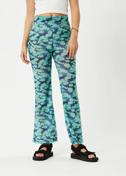 Liquid Recycled Sheer Pant - Jade Floral Was $110 Now