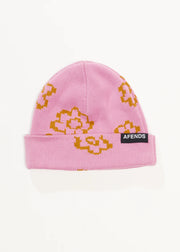 Clara Recycled Knit Beanie - Candy